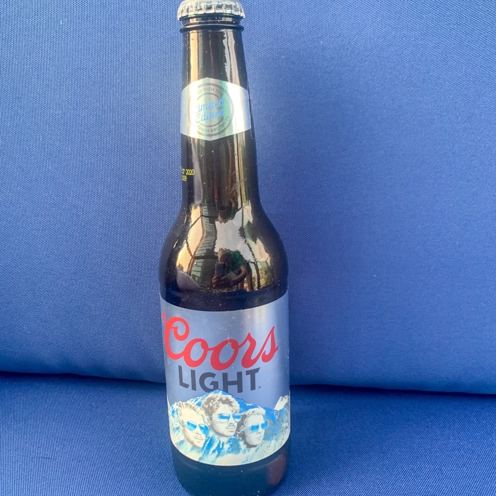 Jonas Brothers Coors Light Bottle